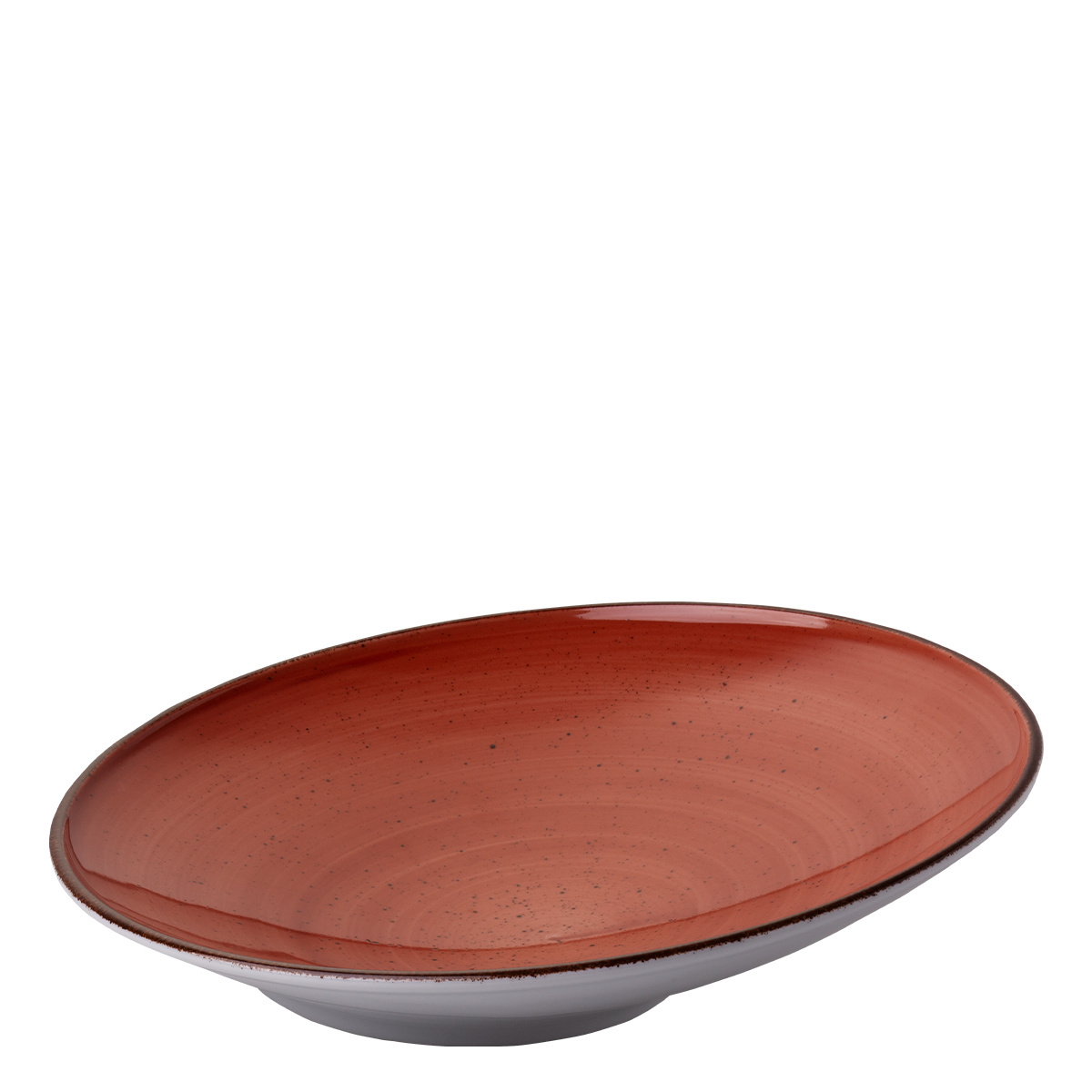 Talerz do makaronu Curve 30 cm czerwony - Hotel Inn Chic kolorowy