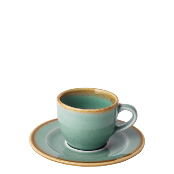 Spodek do filiżanki Mocca Sand turkusowy ø12 cm – Gaya