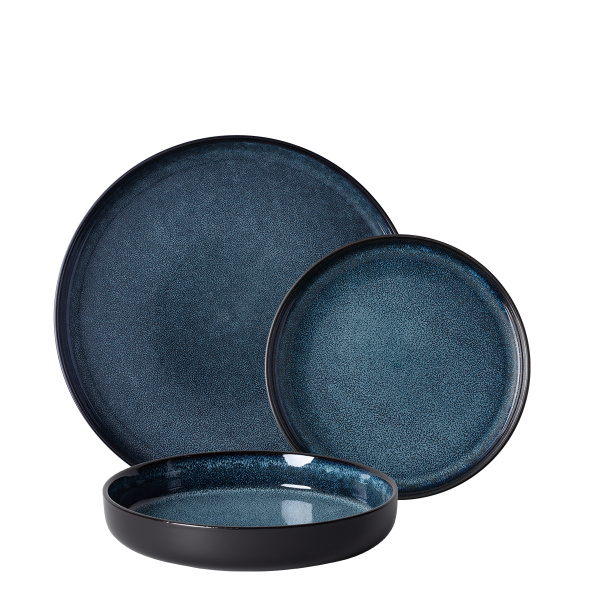 Zestaw porcelanowy 18 el. - Gaya Atelier Night Sky