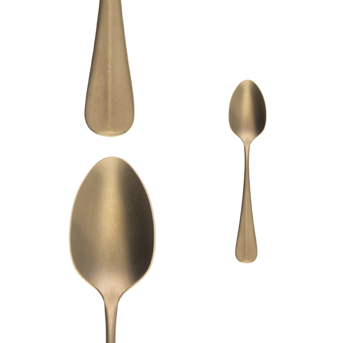 Zestaw sztućców 24 szt. - Baguette Vintage PVD Champagne Stone Wash