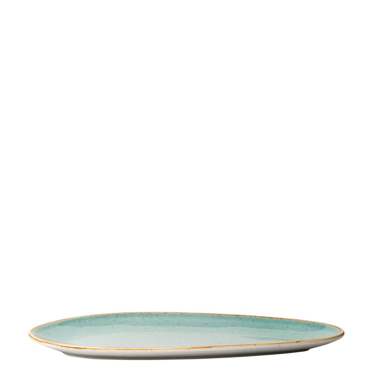 Talerz owalny Sand turkusowy 36 cm – Gaya