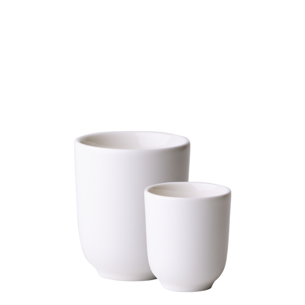 Zestaw porcelanowy 8 el. - Gaya Atelier biały