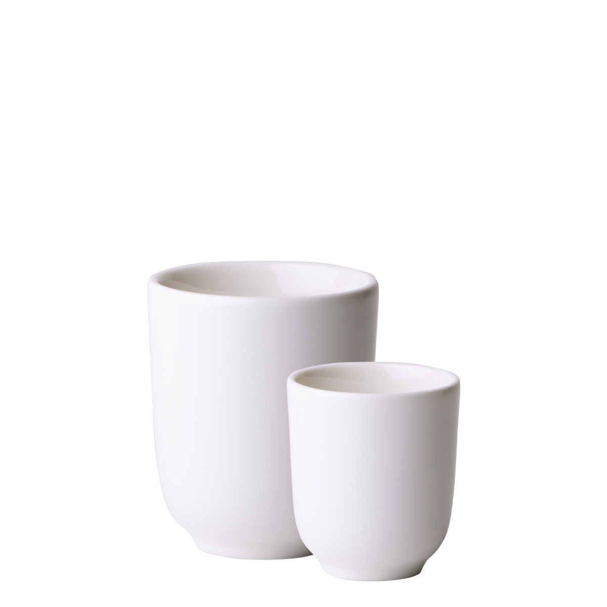 Zestaw porcelanowy 8 el. - Gaya Atelier biały