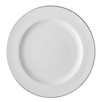 Elegancki talerz płytki 28 cm - Premium Platinum Line