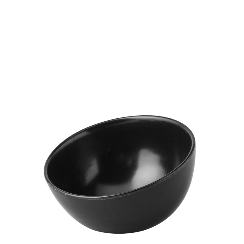 Duża czarna miska Flow Eco – 19 cm