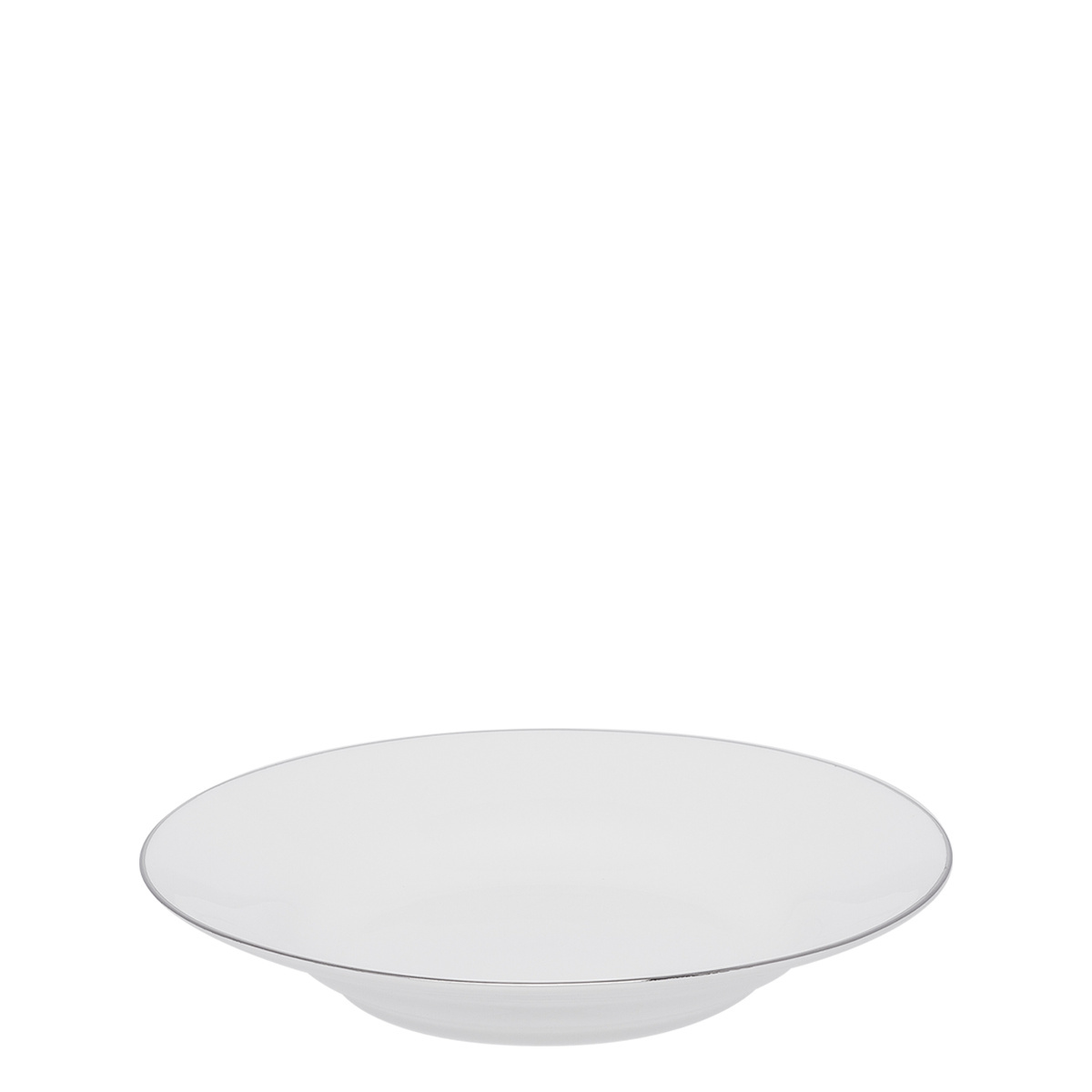 Talerz głęboki 23 cm z platynowym brzegiem - Premium Platinum Line