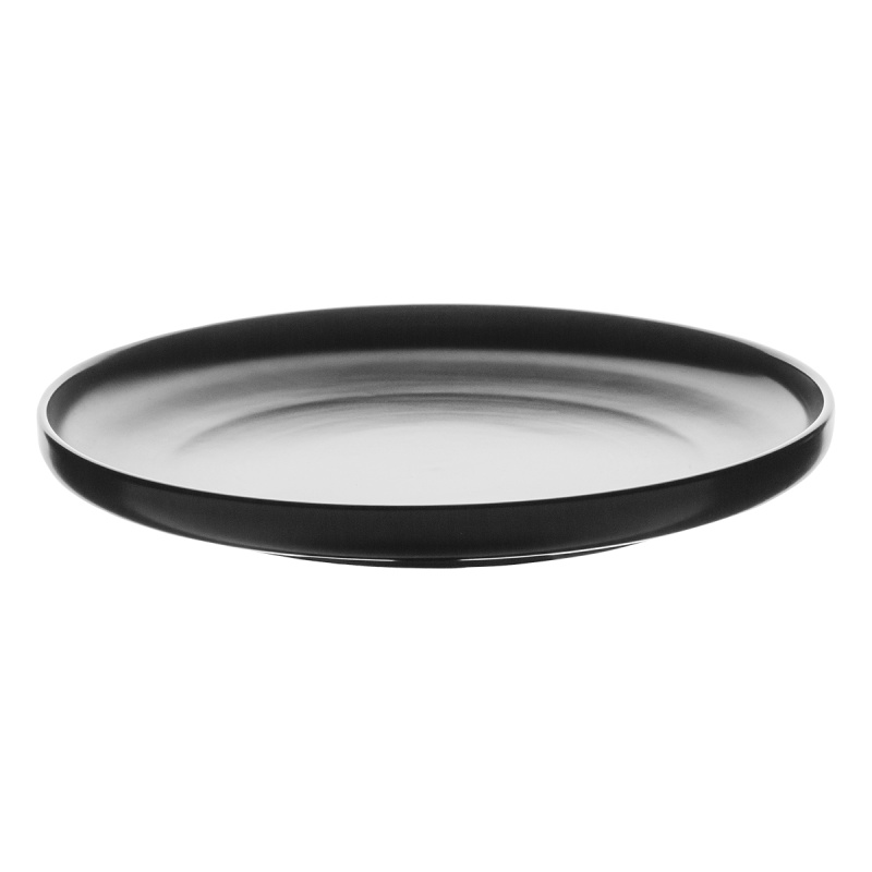 Talerz płytki Coupe czarny 25 cm – Flow