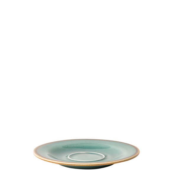 Spodek do kawy 15,5 cm - Gaya Sand turkusowy