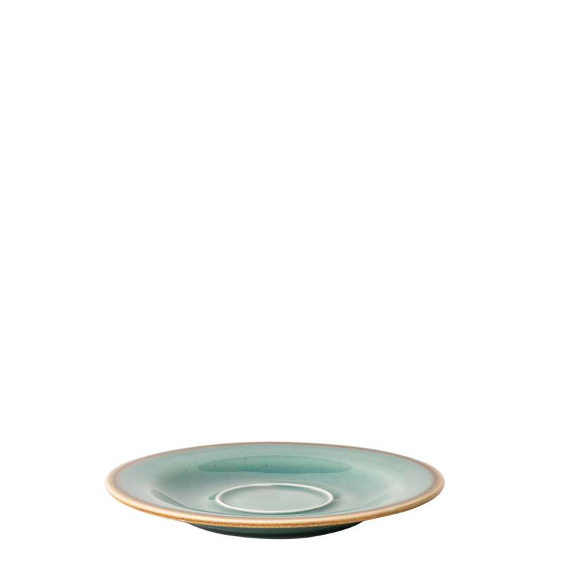 Spodek do kawy 15,5 cm - Gaya Sand turkusowy