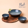 Zestaw Flowl- Miski Gaya Atelier Night Sky + Podstawka Triangle Agat