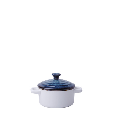 Rondel z pokrywką Flowl Atelier niebieski ø10,2 cm - Gaya