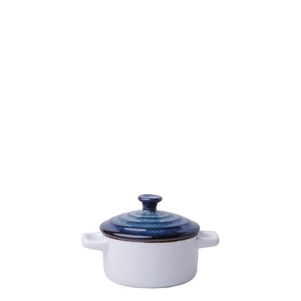 Rondel z pokrywką Flowl Atelier niebieski ø10,2 cm - Gaya