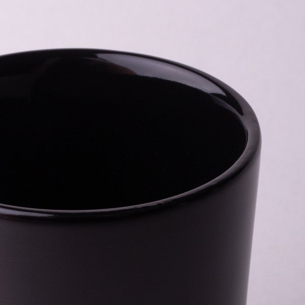 Filiżanka bez ucha czarna 220 ml - Flow