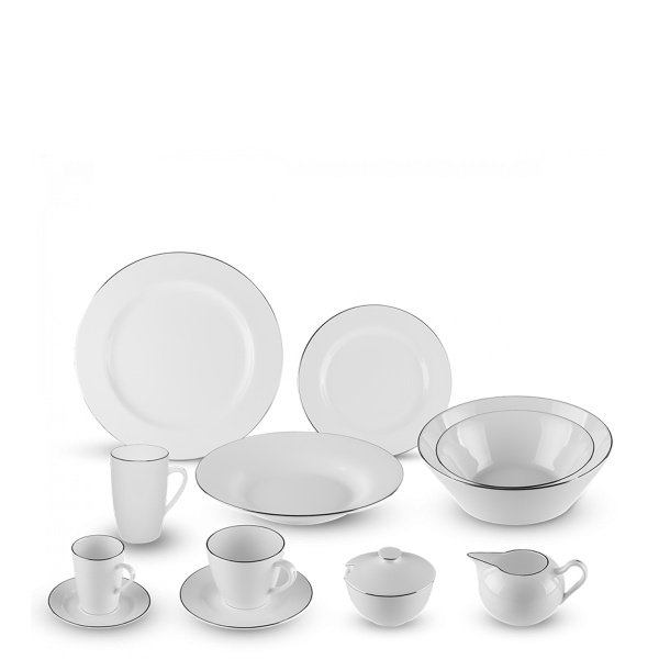 Zestaw porcelanowy 52 el. - Premium Platinum Line