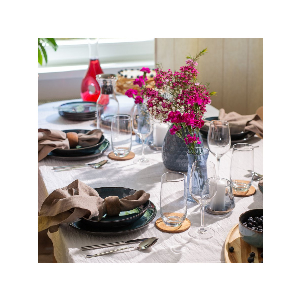 Zestaw talerzy ceramicznych 12 szt. – Elements Night