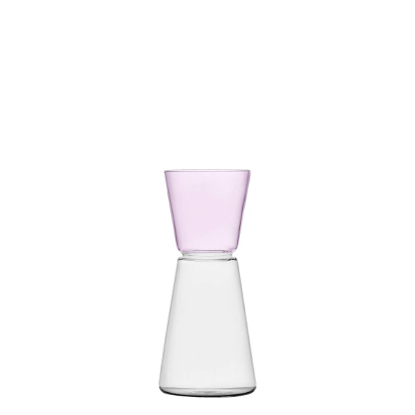 Karafka różowa/przezroczysta 500 ml - Ichendorf