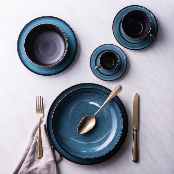 Zestaw talerzy ceramicznych 12 szt. – Elements Night