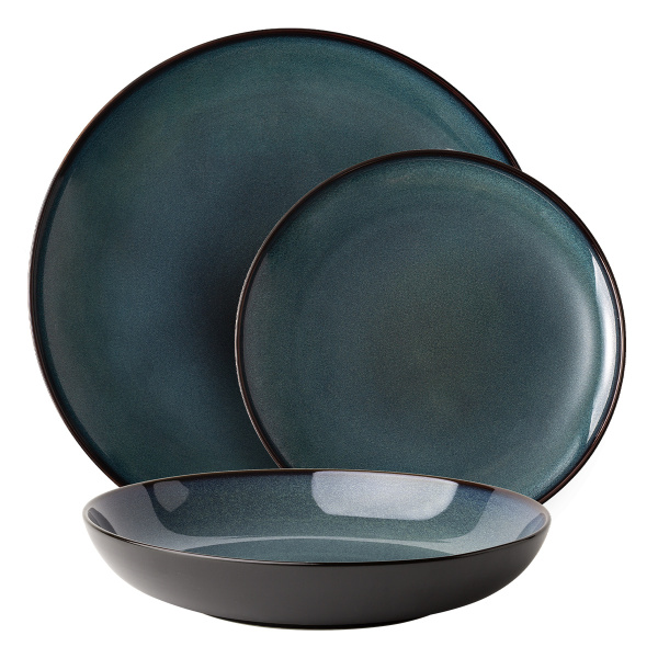 Zestaw talerzy ceramicznych 12 szt. – Elements Night