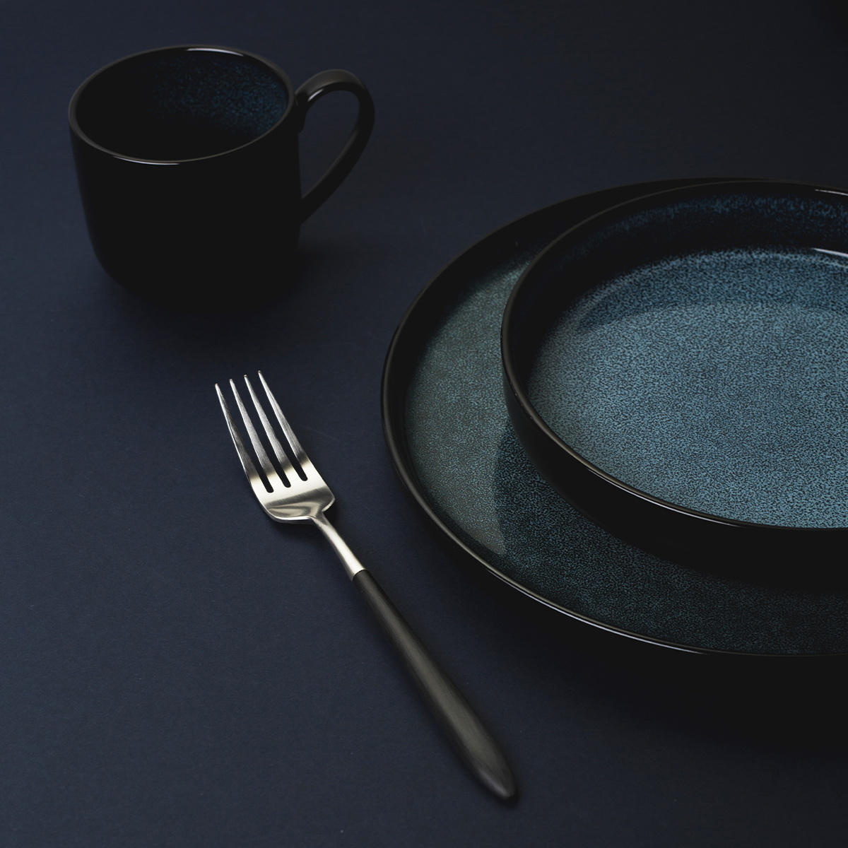 Zestaw porcelanowy 16 el. - Gaya RGB Night Sky Lunasol