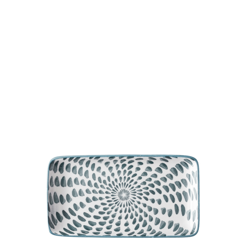 Talerz prostokątny 20,3 x 11,2 cm – Elements Asia Water