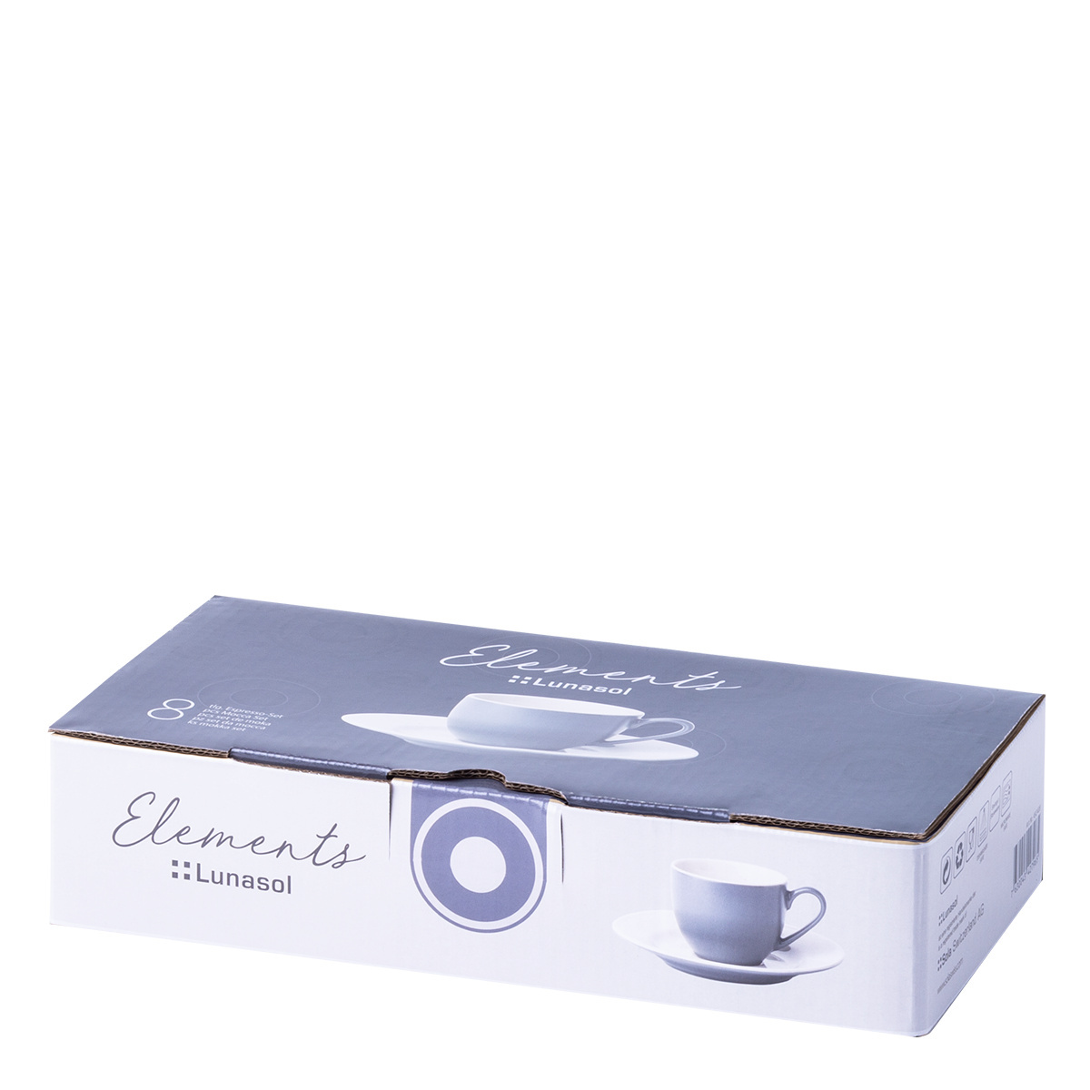 Zestaw do mokki 8 el. 90 ml – Elements East grey