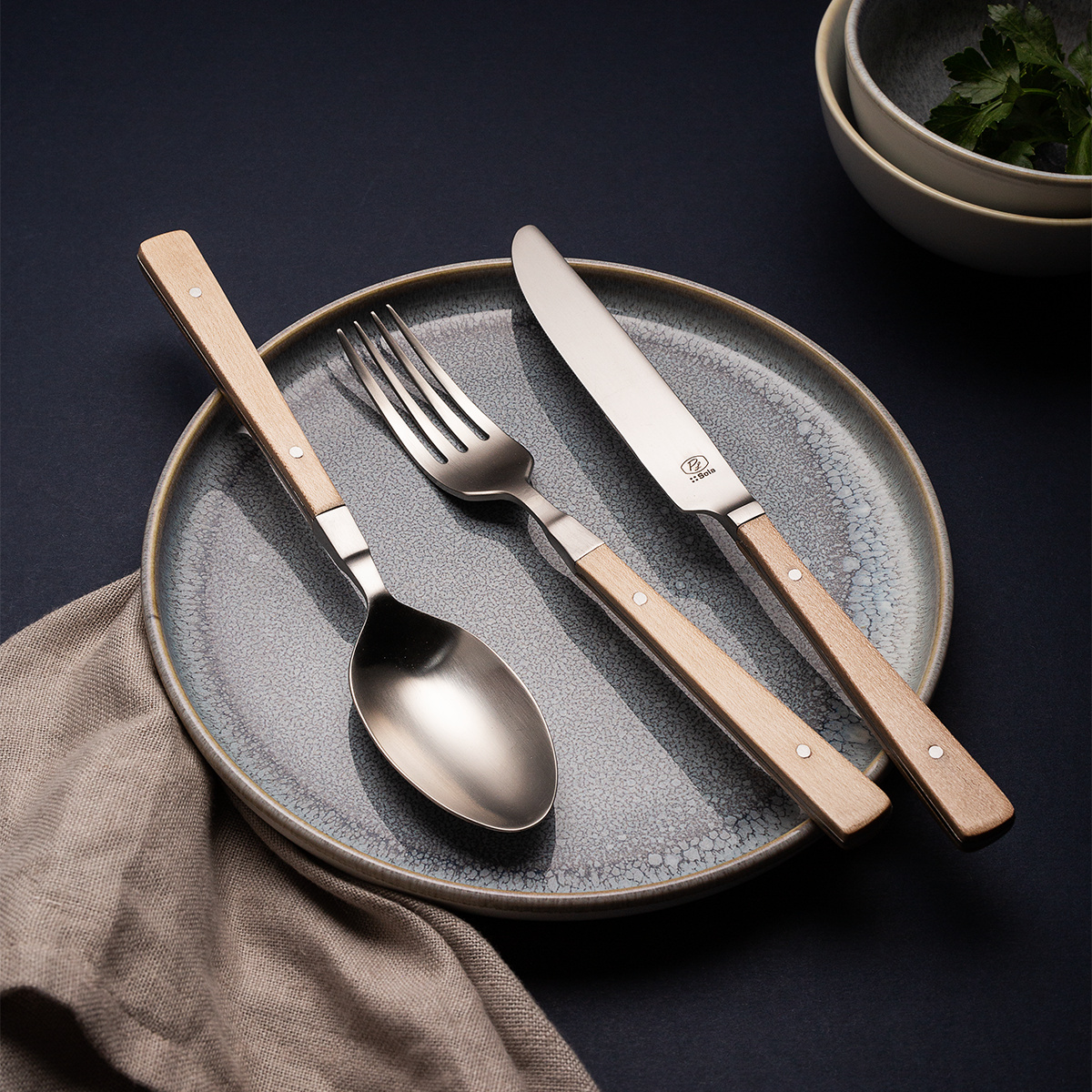 Zestaw sztućców 24 el. – Image Maple Wood