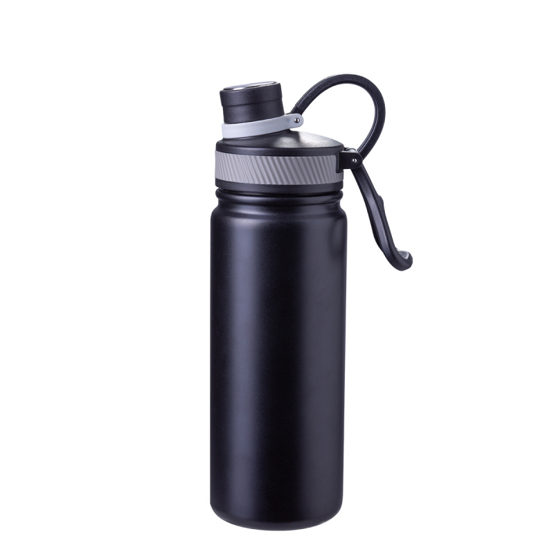 Butelka ze stali nierdzewnej 650 ml czarna matowa - To Go