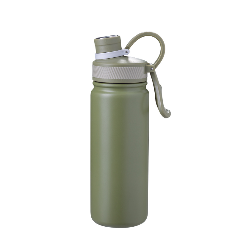 Butelka ze stali nierdzewnej 650 ml zielona matowa - To Go