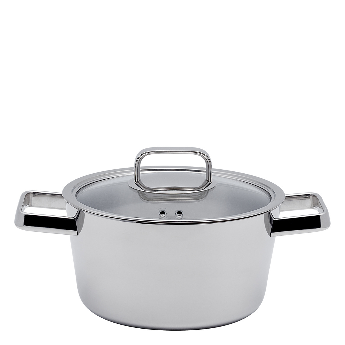 Garnek Merkur Luxus ze szklaną pokrywką 4,9 l Platinum Lunasol
