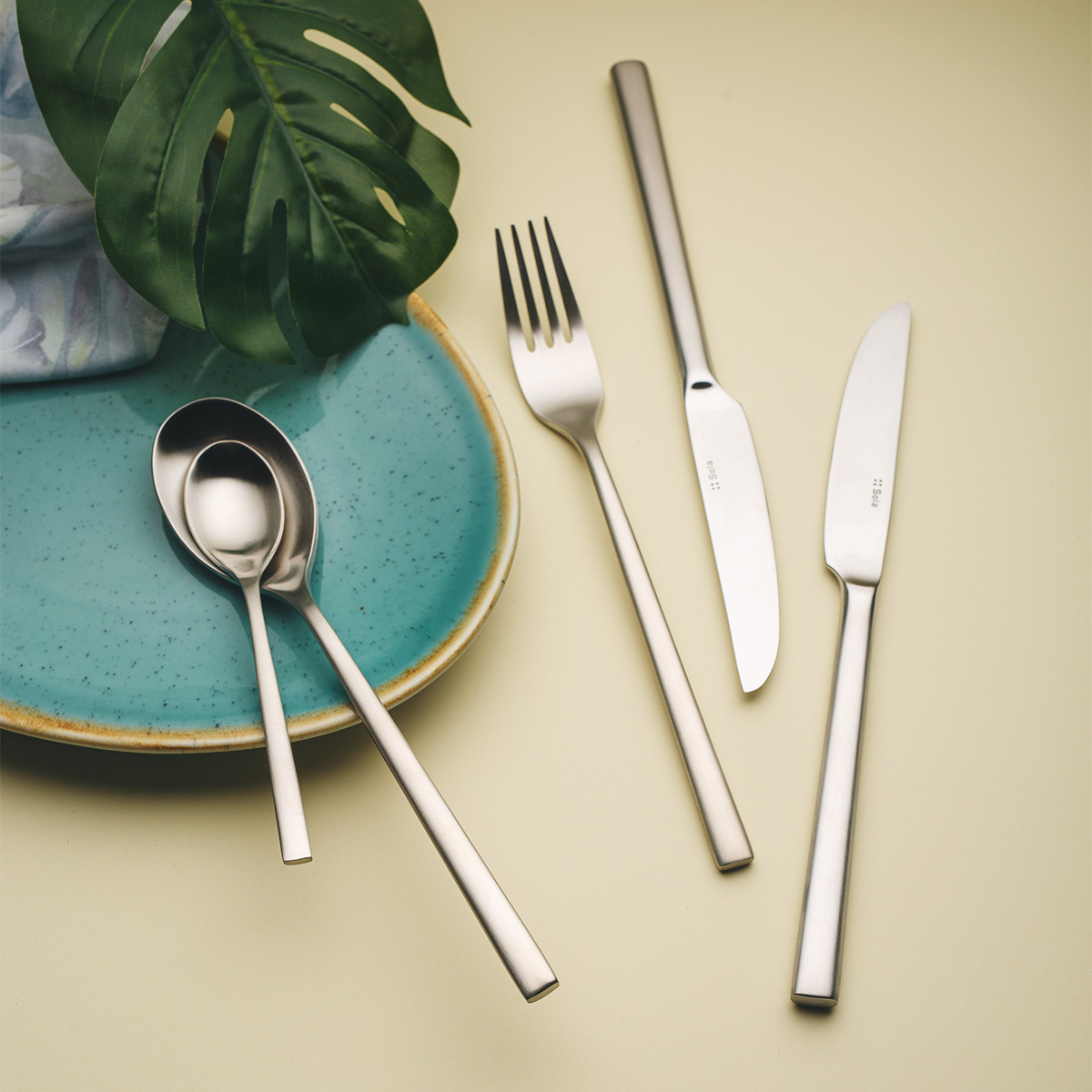 Zestaw sztućców 24 szt. - Living matowy