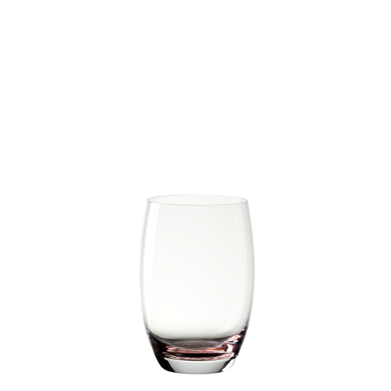 Szklanki typu tumbler 460 ml z czerwonym spiralnym dnem 6 szt. - Optima Glas Lunasol