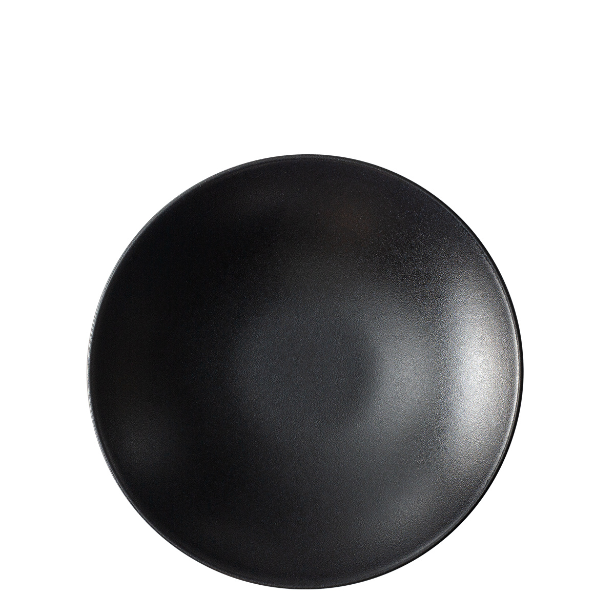 Talerz głęboki 21,5 cm 4 szt. - Basic czarny matowy