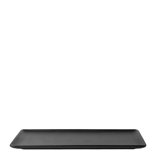 Talerz serwisowy 24 x 13 cm - Basic czarny matowy