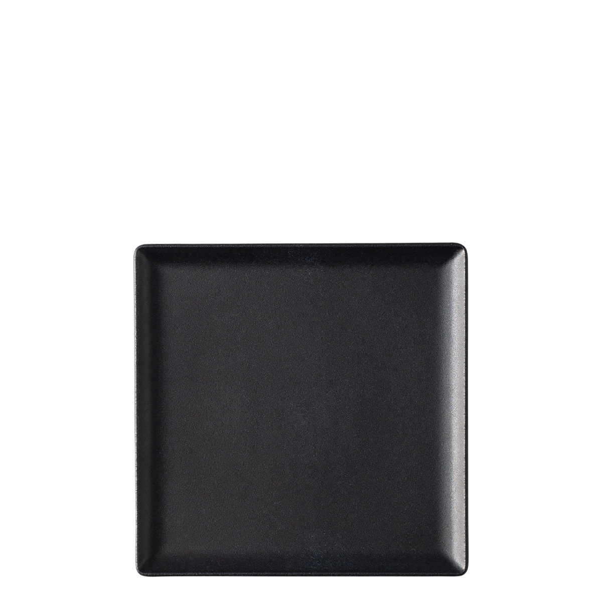 Talerz serwisowy 17 x 17 cm - Basic czarny matowy