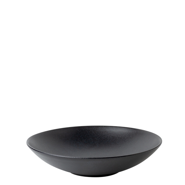 Talerz głęboki 21,5 cm 4 szt. - Basic czarny matowy