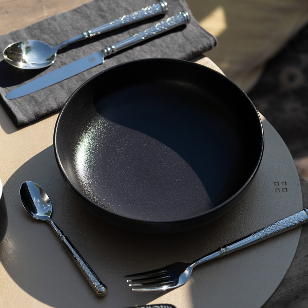 Talerz głęboki U-Coupe 21 cm - Basic czarny matowy