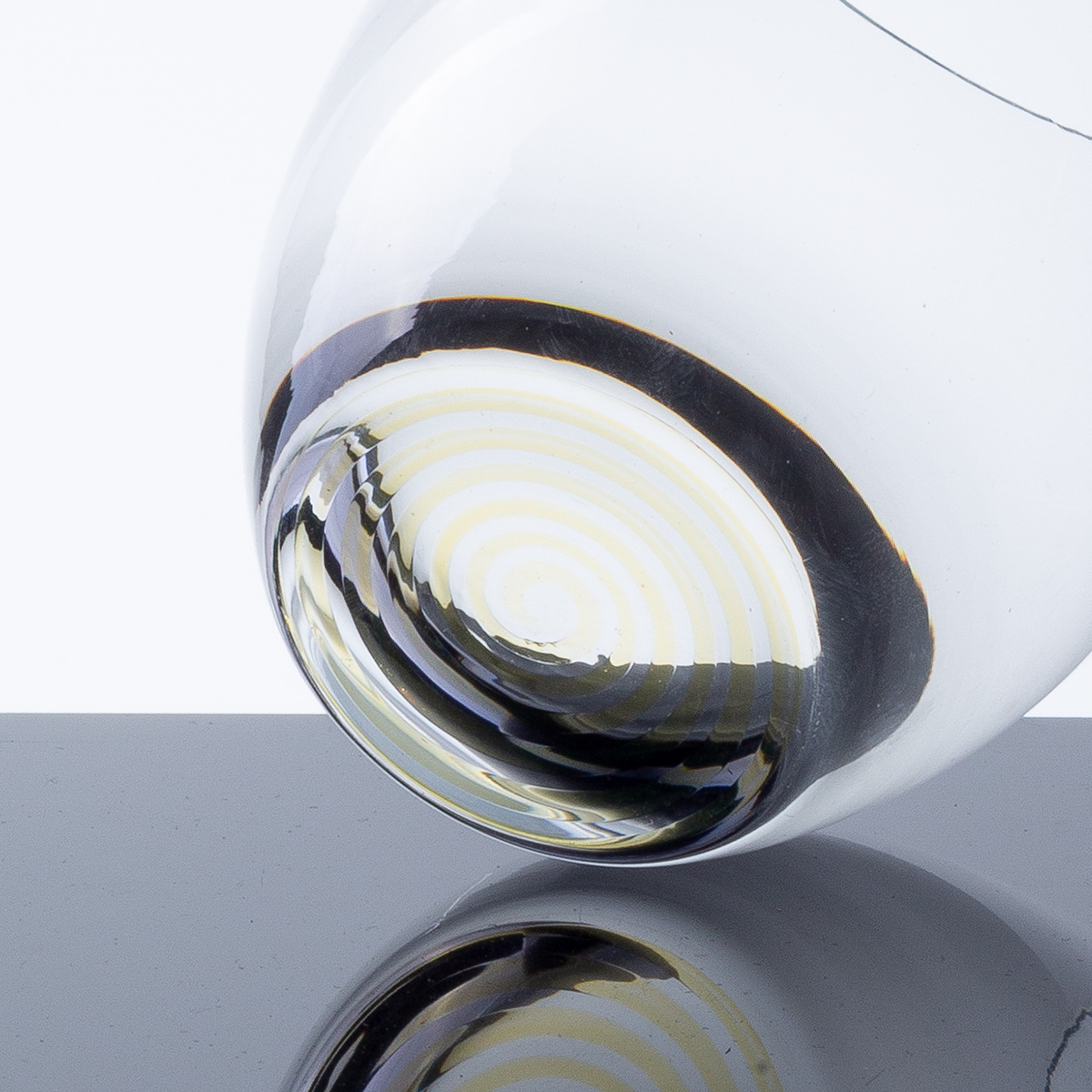 Szklanki typu tumbler 460 ml z żółtym spiralnym dnem 6 szt. - Optima Glas Lunasol