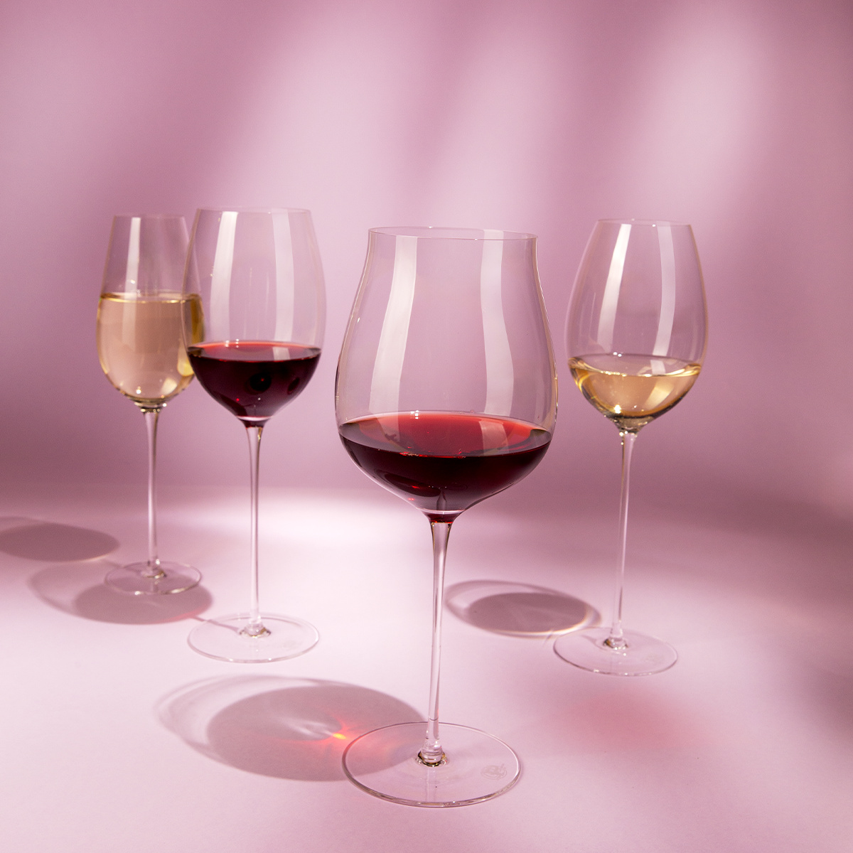 Kieliszki do czerwonego wina 450 ml zestaw 2 szt. - FLOW Glas Platinum Line