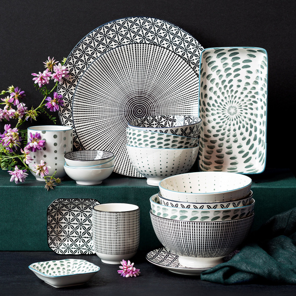 Zestaw porcelanowy 24 el. – Elements Asia Fire