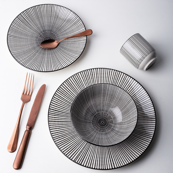Zestaw porcelanowy 24 el. – Elements Asia Fire