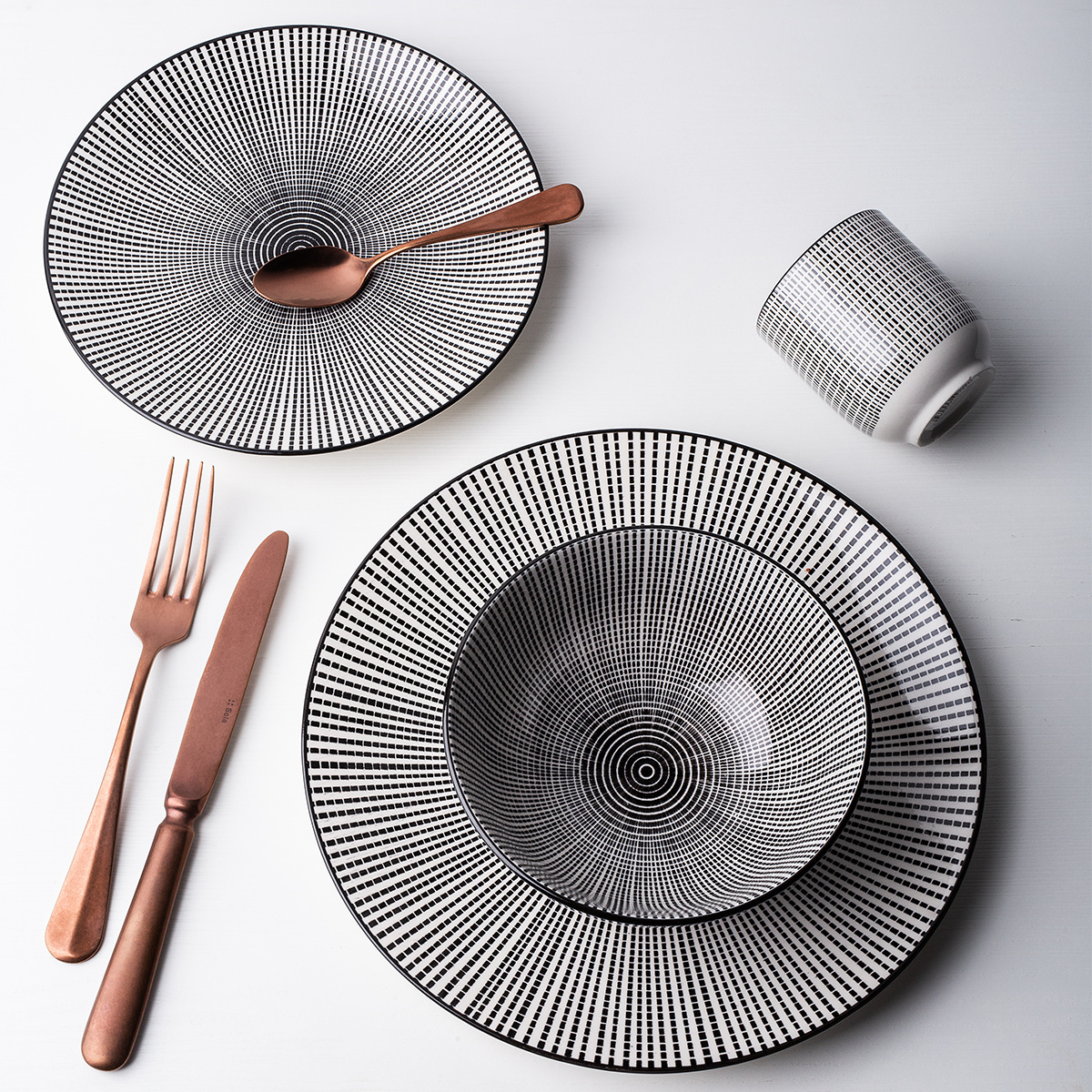 Zestaw porcelanowy 24 el. – Elements Asia Fire