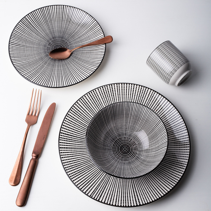 Zestaw porcelanowy 24 el. – Elements Asia Fire