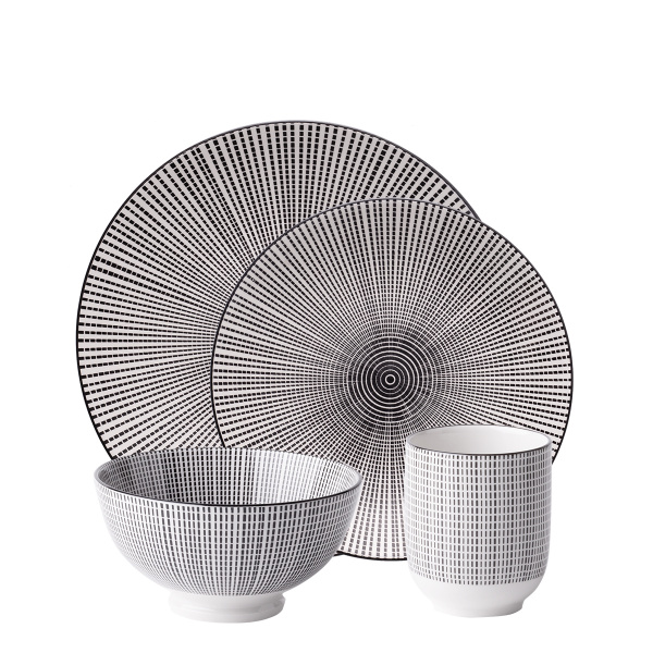 Zestaw porcelanowy 24 el. – Elements Asia Fire