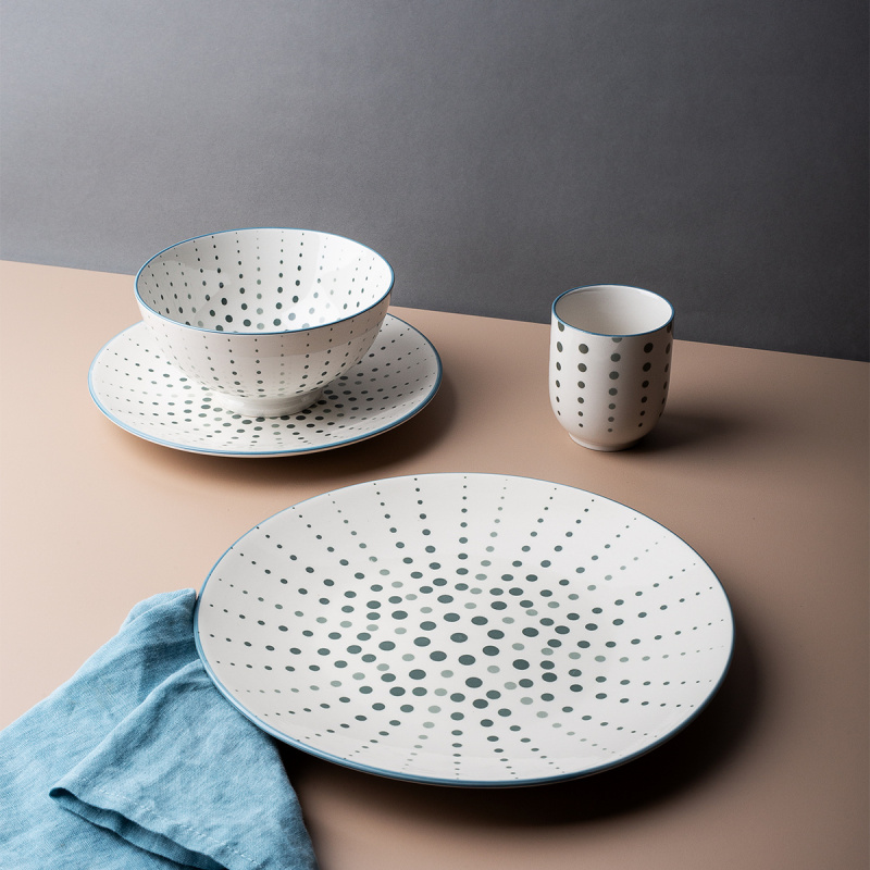 Zestaw porcelanowy 24 el. – Elements Asia Earth