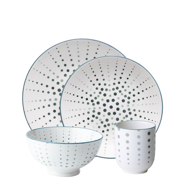 Zestaw porcelanowy 24 el. – Elements Asia Earth
