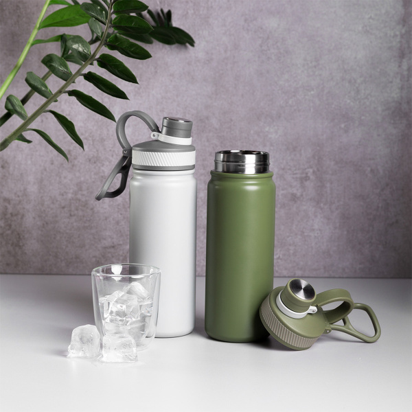 Butelka ze stali nierdzewnej 650 ml szara matowa - To Go