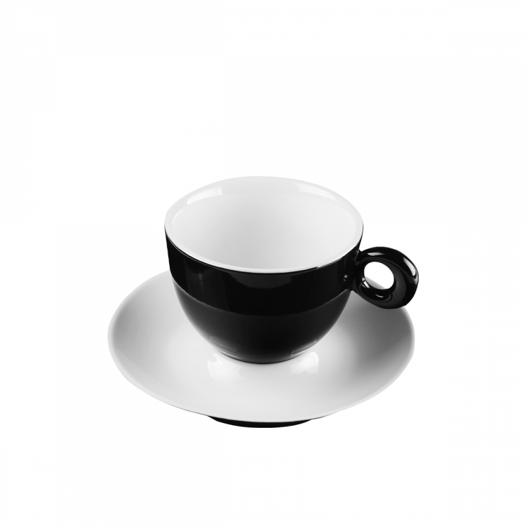 Filiżanka do kawy/herbaty RGB czarna 200 ml