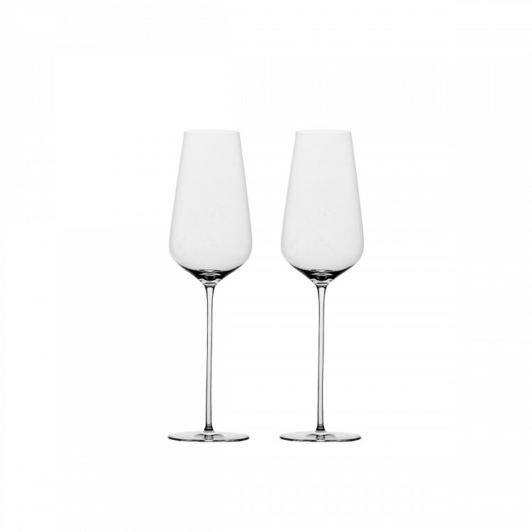 Kieliszki do szampana 300 ml zestaw 2 szt - FLOW Glas Platinum Line