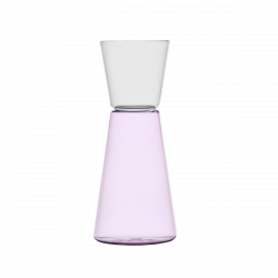 Karafka półprzezroczysta/różowa 750 ml - Ichendorf