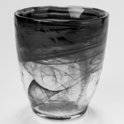 Czarny kubek 300 ml - Elements Glass